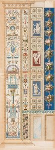 Pilaster Loggia I (prydnad som vilar på en mask)