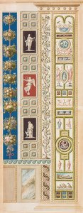 Pilaster Loggia XIII (dekoration med landskap och jaktpjäser)