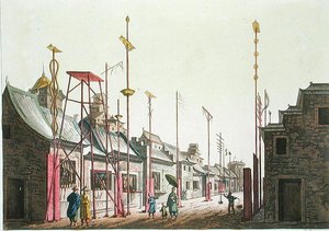 Great Walls of Peking, illustration från 
