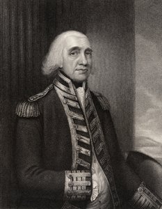 Amiral Richard Howe, graverad av W.T. Fry, från 