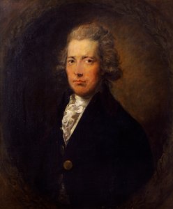 Porträtt av William Pitt the Younger, British Statesman, C1787