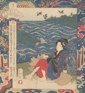 Tryck, ca. 1820. av Gakutei