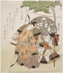 Yamatos berättelser, från serien "Ten Designs of Old Tales", 1818-1830 (träsnitt)