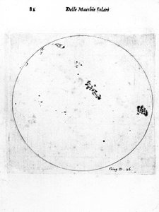 Galileos observation av solfläckar, 1613