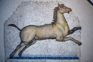 Romersk mosaik av Gallo-Roman