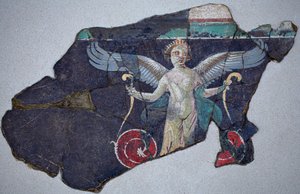 Romersk väggmålning av Gallo-Roman