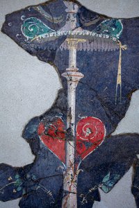 Romersk väggmålning av Gallo-Roman