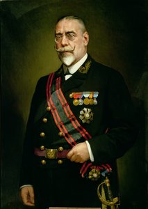 Porträtt av Manuel Allende Salazar (1865-1923) (olja på duk) av Gamoral