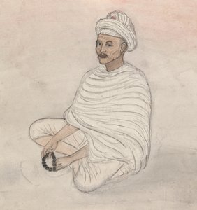 Bedande man