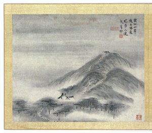 Målning av Gao Qipei