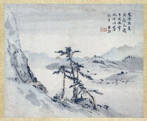 Målning av Gao Qipei