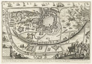 Beleg van Oostende, 1601 Belägringen och utmaningen av Villa de Ostenden av ärkehertig Alberto år 1601 (titel på objekt)