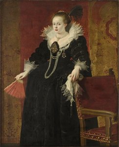 Anne av Österrike, gemål av kejsar Mathias, ca 1615 av Gaspar De Crayer