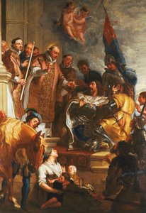 Sankt Bernard omvänder en hertig av Aquitaine,