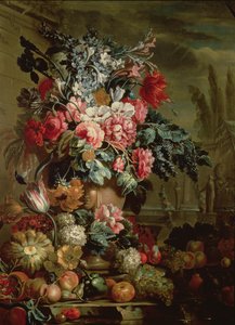 Blomma stycke
