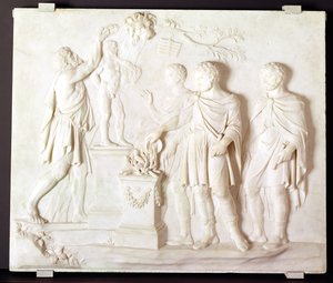 Offer till Herkules, ca 1766 (marmor)
