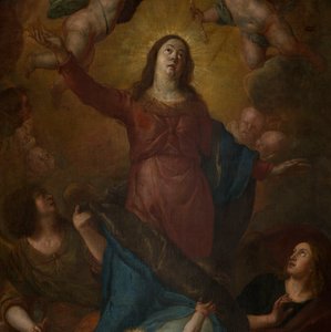Församlingskyrka (Sint-Walburgakerk). Målning. Gaspar de Crayer. 1652 av Gaspar De Crayer