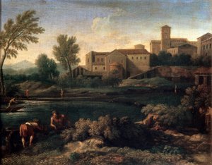 En liten stad i Latium, 1660-talet.