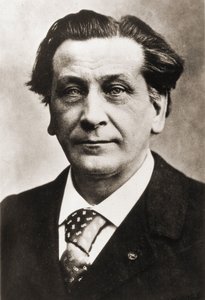François Coppée (1842-1908), fransk poet och dramatiker, fotograferad av Nadar.