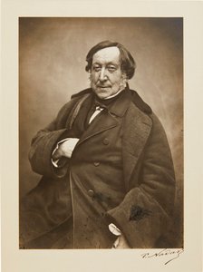 Porträtt av Gioachino Rossini 1792-1868, 1856.