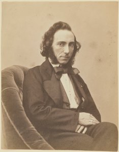 Porträtt av violinisten och kompositören Ernesto Camillo Sivori 1815-1894, 1854-1855.
