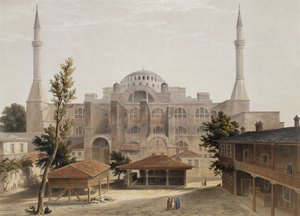 Hagia Sofia, Konstantinopel, pub. 1852