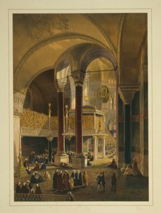 Det kejserliga galleriet i Ayasofya-moskén, tidigare Hagia Sofia-kyrkan av Gaspard Fossati