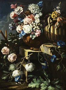 Blomma stycke
