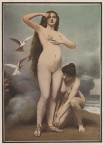 Venus (färg litho) av Gaston Casimir Saint-Pierre
