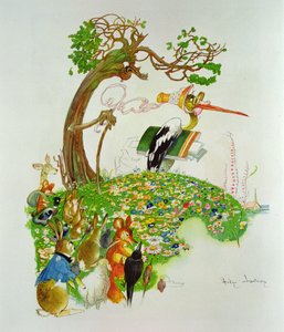 Haren och sköldpaddan, från 