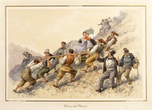 Nedstigningen av Vesuvius av Gatti and Dura