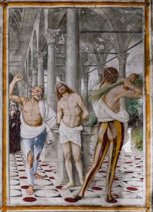 Detalj av "The flagellation of Christ", från "The life and the Passion of Christ" av Gaudenzio Ferrari