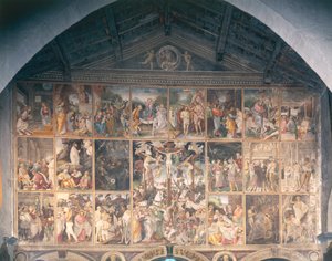 Life and Passion of Christ, fresk av Gaudenzio Ferrari (1475-1546) 1513 av Gaudenzio Ferrari