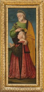 St Peter och en donator, c.1517-18 av Gaudenzio Ferrari