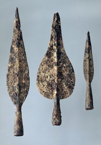 Lance and Javelin Heads, 475-300 f.Kr. (brons)