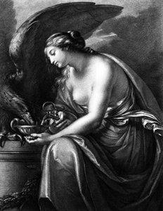 Hebe, graverad av Domenico Cunego