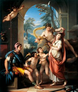 Venus erbjuder Helen till Paris, av Gavin Hamilton (1723-1798)