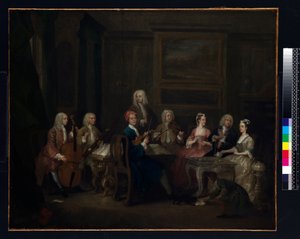 En musikalisk fest: familjen Mathias, ca 1730