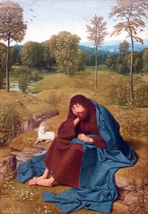 Johannes Döparen i vildmarken av Geertgen Tot sint Jans
