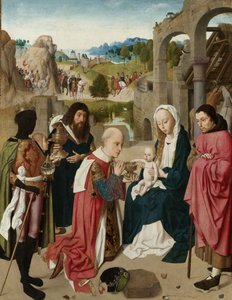 De vise männens tillbedjan av Geertgen Tot sint Jans