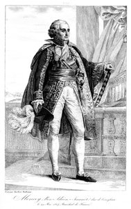 Bon Adrien Jeannot de Moncey 1754-1842, marskalk av Frankrike, 1839. av Geille