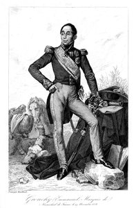 Emmanuel, markis de Grouchy 1766-1847, fransk general och marskalk, 1839. av Geille