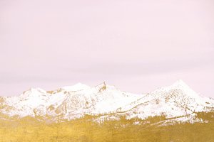 De gyllene snöbergen