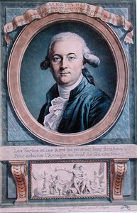 Porträtt av Valentin Hauy (1745-1822) av Genevieve (after) Favart