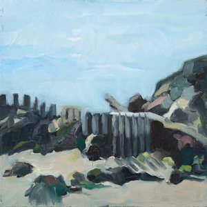 Beach, 2019 (olja på duk)