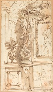 En utsökt skulpterad ram av Genoese 17th Century