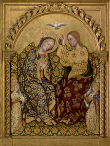 Jungfruns kröning, ca 1420 (tempera och bladguld på panel)