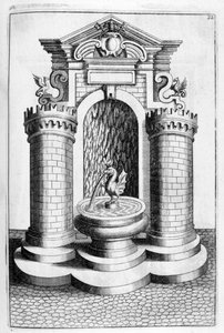 Fontändesign, 1664 av Georg Andreas Bockler