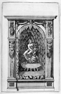 Fontän, grotta design, 1664.