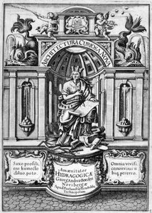 Framsidan av Architectura Curiosa Nova, 1664